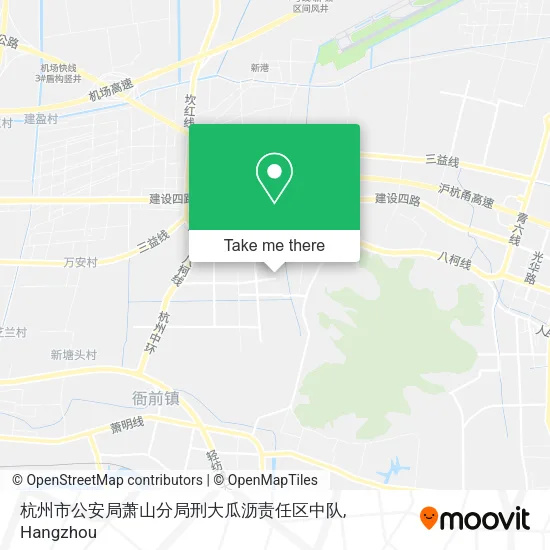 杭州市公安局萧山分局刑大瓜沥责任区中队 map