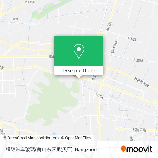 福耀汽车玻璃(萧山东区瓜沥店) map