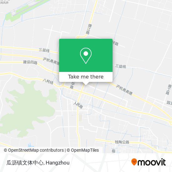 瓜沥镇文体中心 map