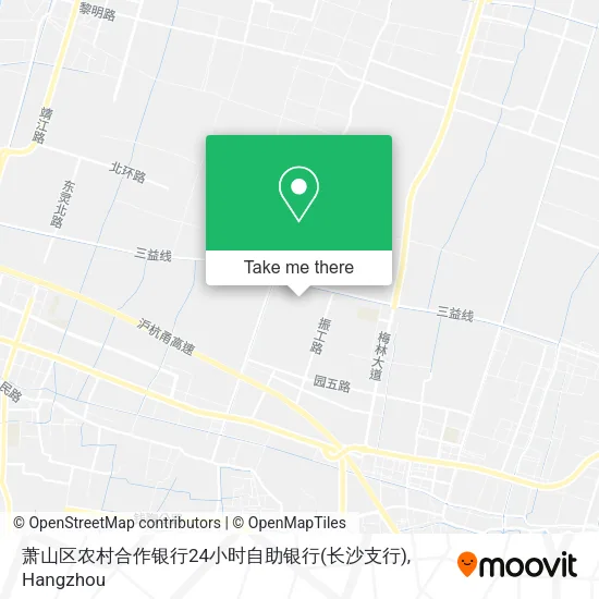 萧山区农村合作银行24小时自助银行(长沙支行) map