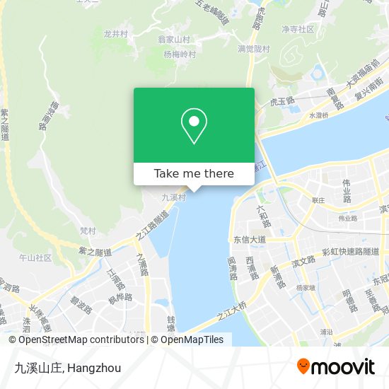 九溪山庄 map