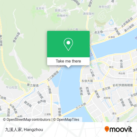 九溪人家 map