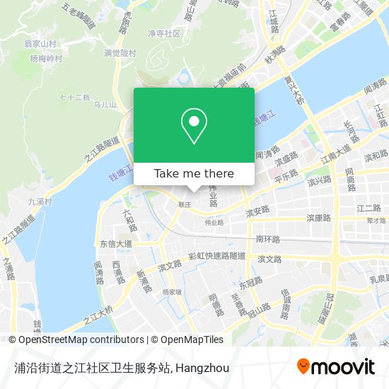 浦沿街道之江社区卫生服务站 map