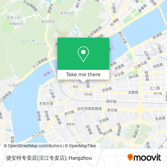 捷安特专卖店(滨江专卖店) map