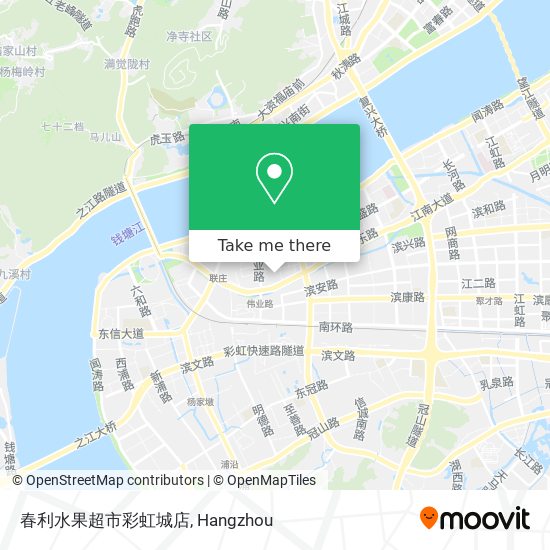 春利水果超市彩虹城店 map