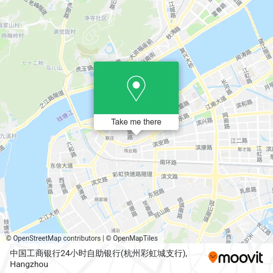 中国工商银行24小时自助银行(杭州彩虹城支行) map