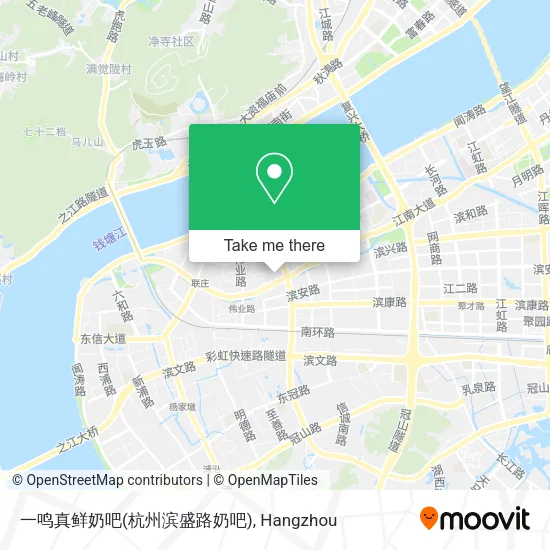 一鸣真鲜奶吧(杭州滨盛路奶吧) map