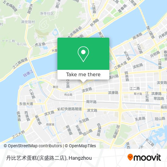 丹比艺术蛋糕(滨盛路二店) map