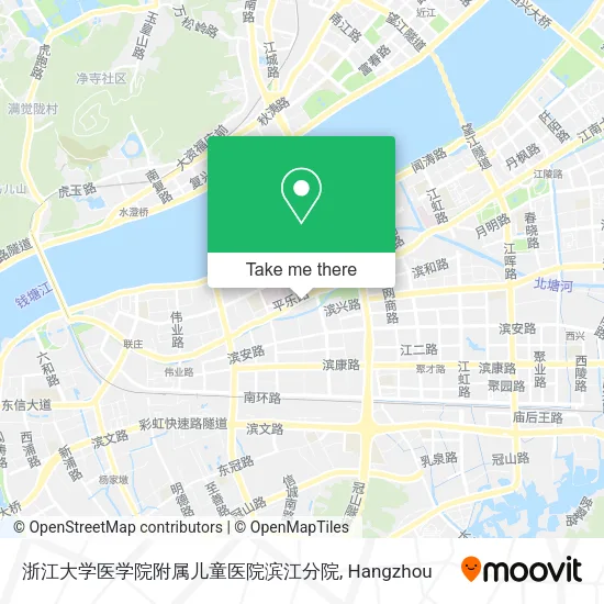 浙江大学医学院附属儿童医院滨江分院 map
