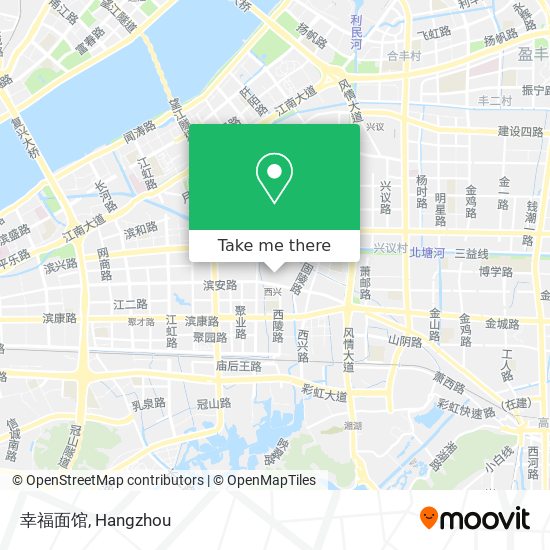 幸福面馆 map