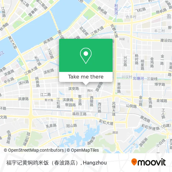 福宇记黄焖鸡米饭（春波路店） map