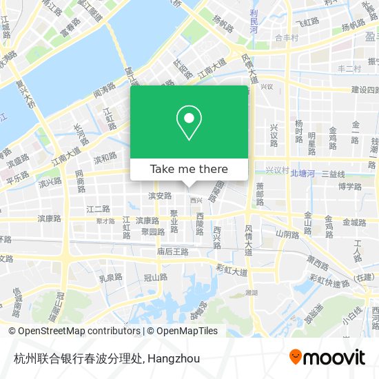 杭州联合银行春波分理处 map