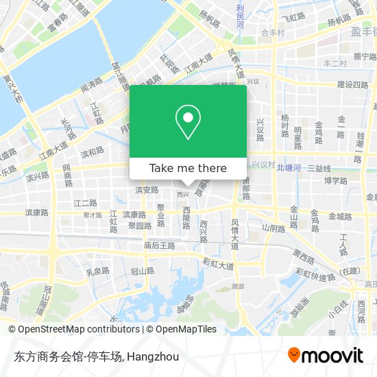 东方商务会馆-停车场 map
