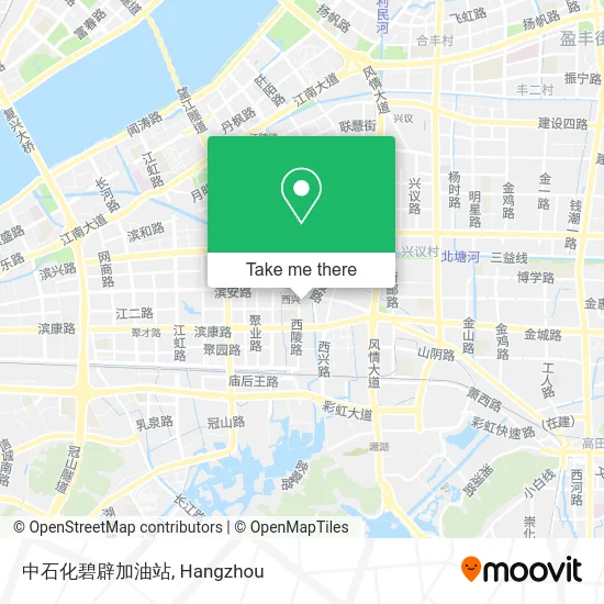 中石化碧辟加油站 map