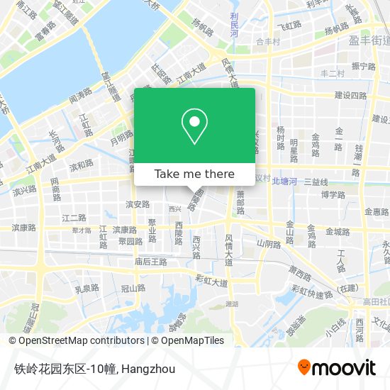 铁岭花园东区-10幢 map