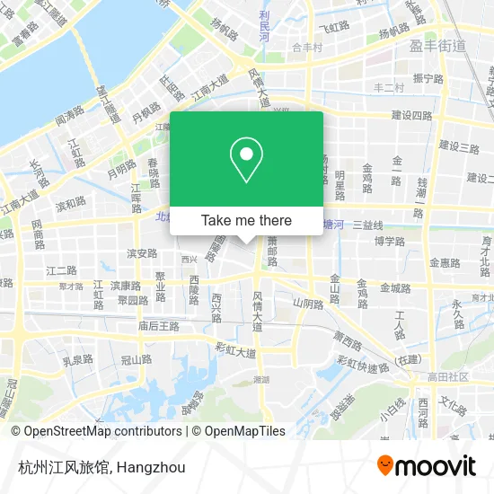 杭州江风旅馆 map