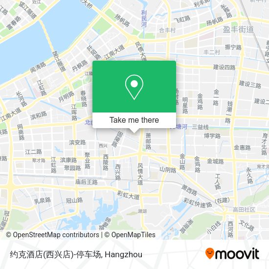 约克酒店(西兴店)-停车场 map