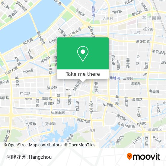河畔花园 map