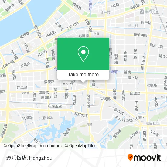 聚乐饭店 map
