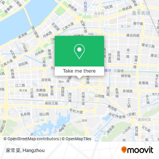 家常菜 map
