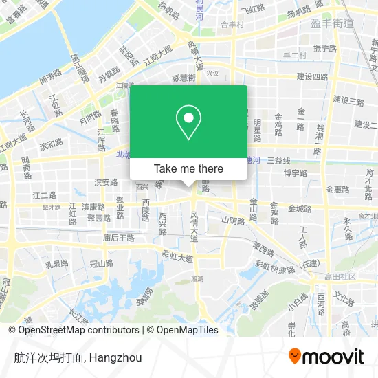 航洋次坞打面 map