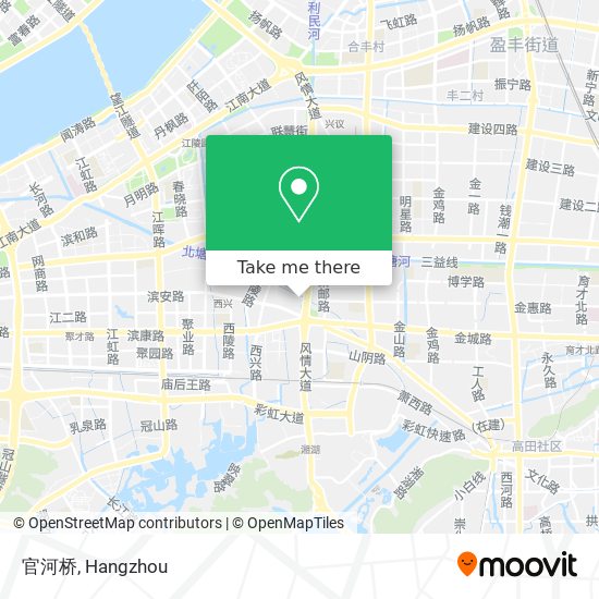 官河桥 map