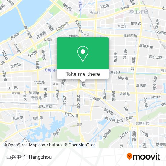 西兴中学 map