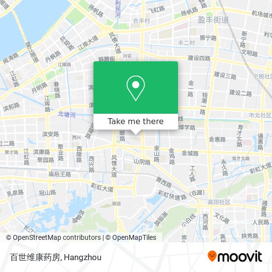 百世维康药房 map