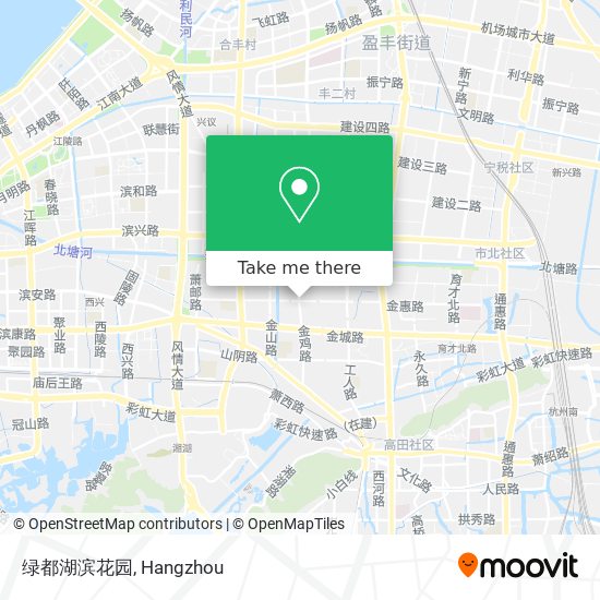 绿都湖滨花园 map