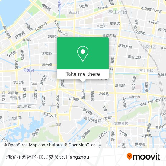 湖滨花园社区-居民委员会 map