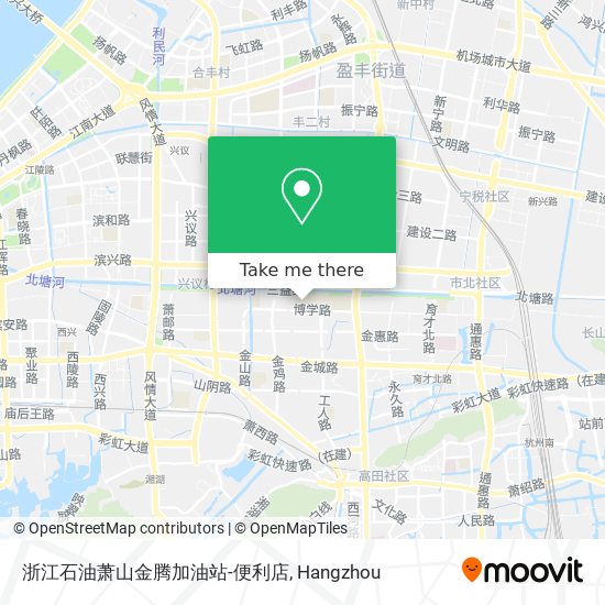 浙江石油萧山金腾加油站-便利店 map