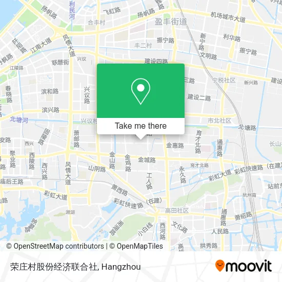 荣庄村股份经济联合社 map