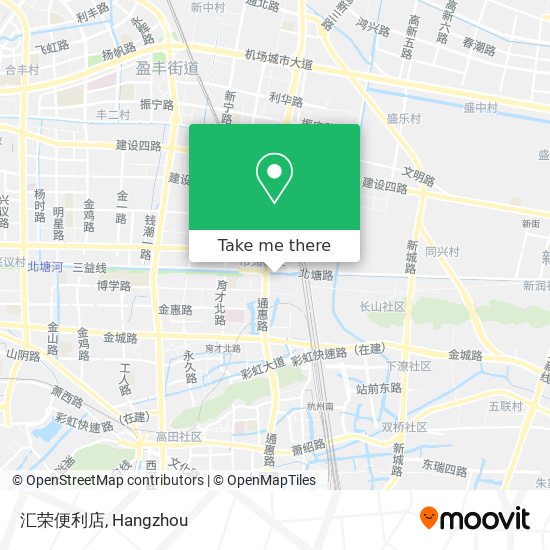 汇荣便利店 map