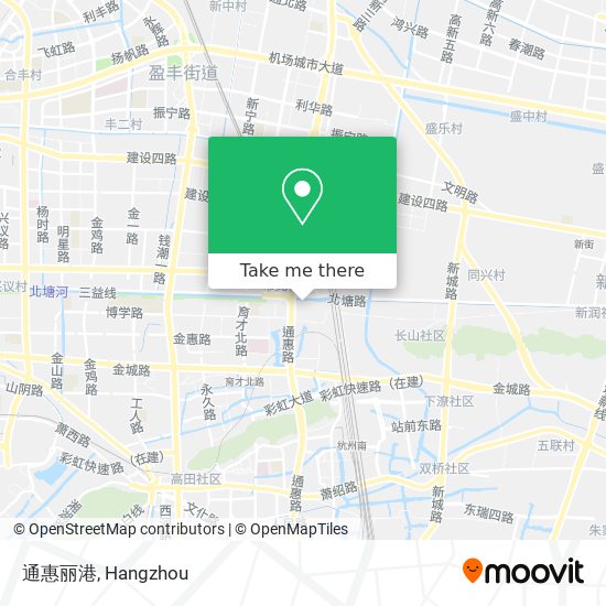 通惠丽港 map
