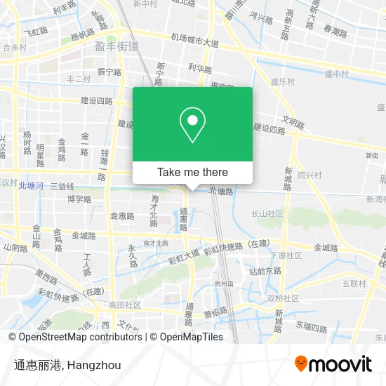 通惠丽港 map