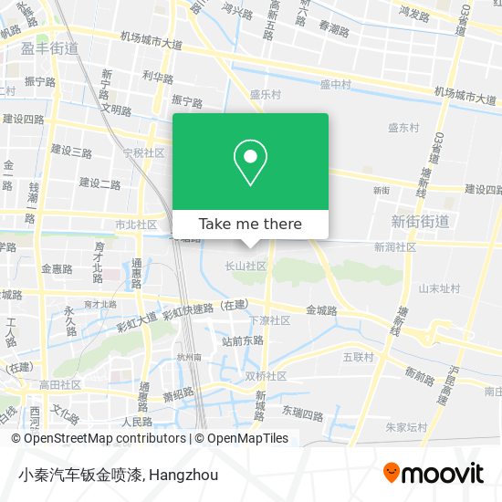 小秦汽车钣金喷漆 map