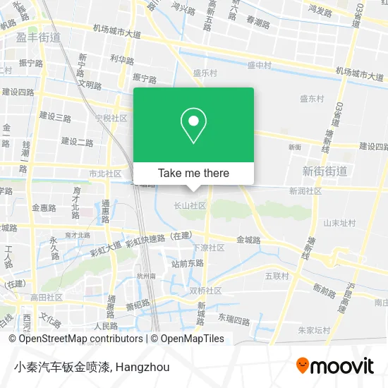 小秦汽车钣金喷漆 map