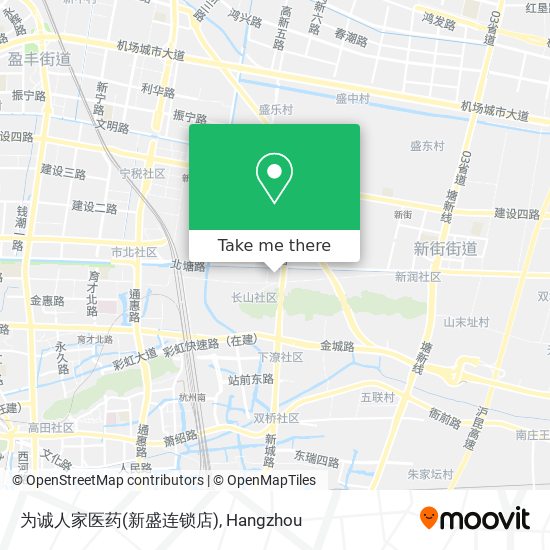 为诚人家医药(新盛连锁店) map