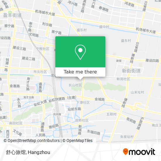 舒心旅馆 map