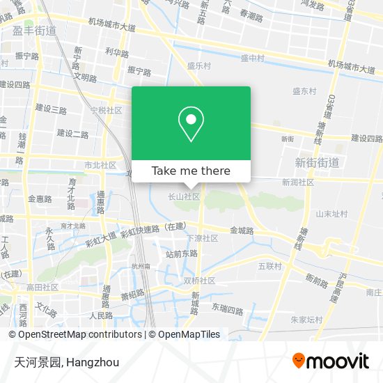 天河景园 map