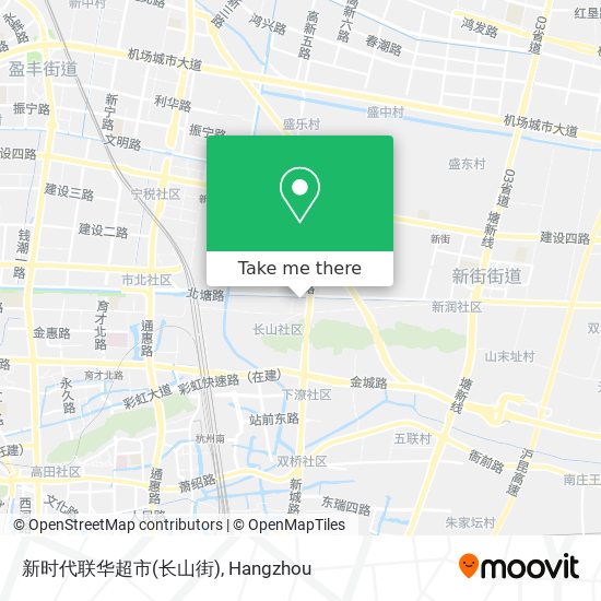 新时代联华超市(长山街) map