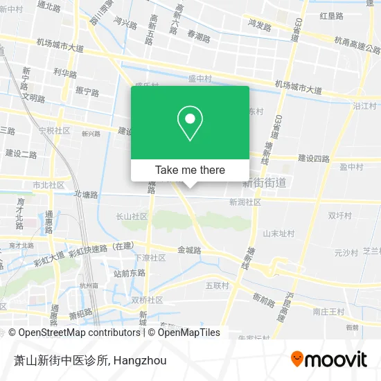 萧山新街中医诊所 map