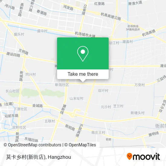 莫卡乡村(新街店) map