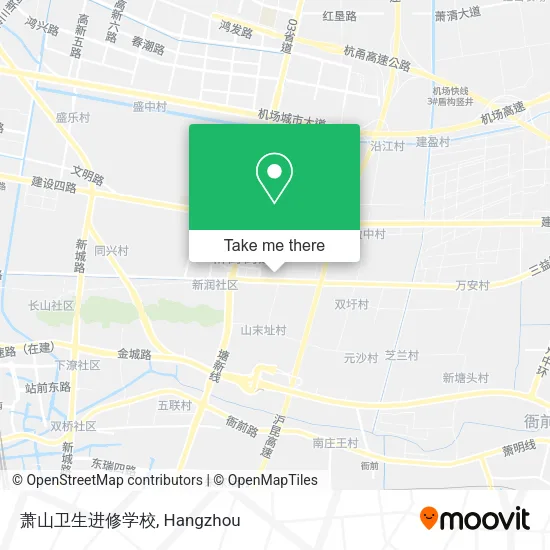 萧山卫生进修学校 map