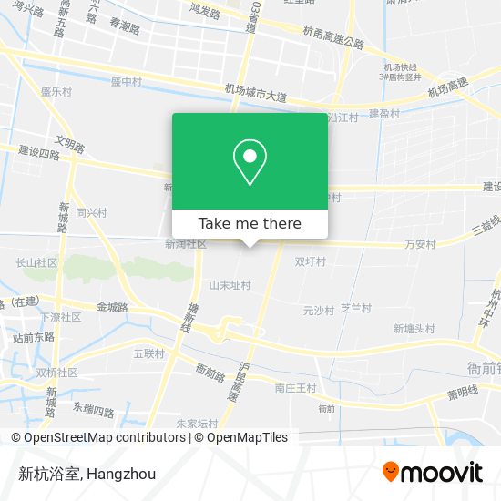 新杭浴室 map