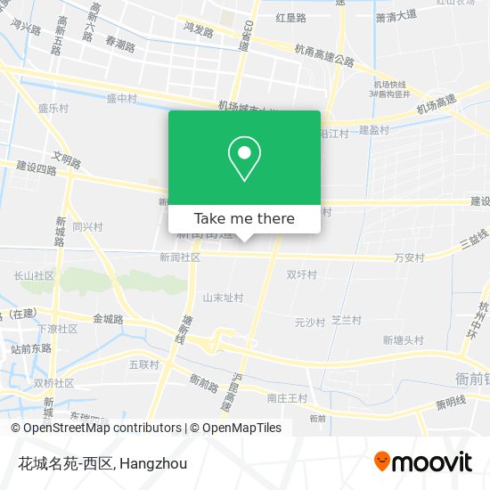 花城名苑-西区 map