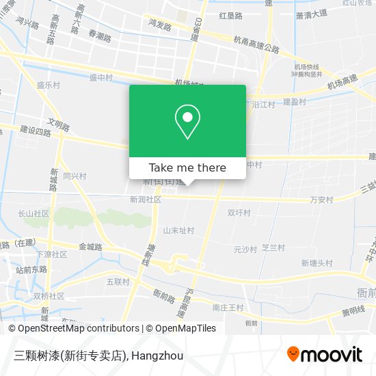 三颗树漆(新街专卖店) map