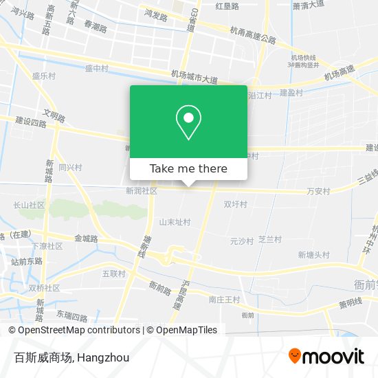 百斯威商场 map