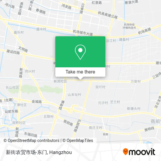 新街农贸市场-东门 map