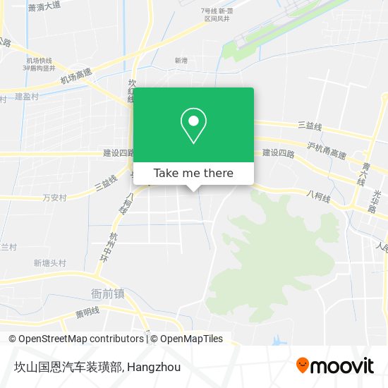 坎山国恩汽车装璜部 map
